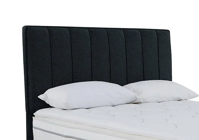 Daniel Floor Standing Headboard - Single - Weave Noir