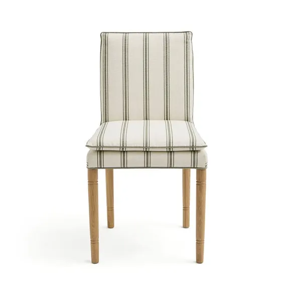 Churchgate Walcote Dining Chair, Striped Fabric 4