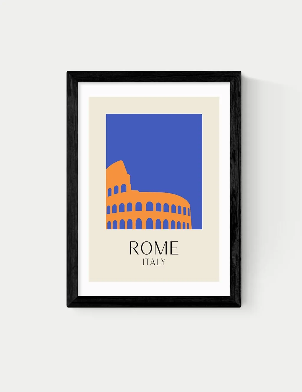 East End Prints Rome by Inoui Framed Art Print Black