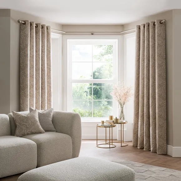 Magma Marbled Eyelet Curtain 2