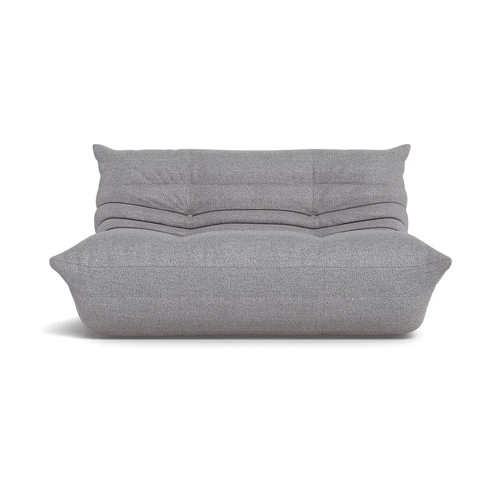 Ligne Roset Togo Small Settee in Capa Gris 1