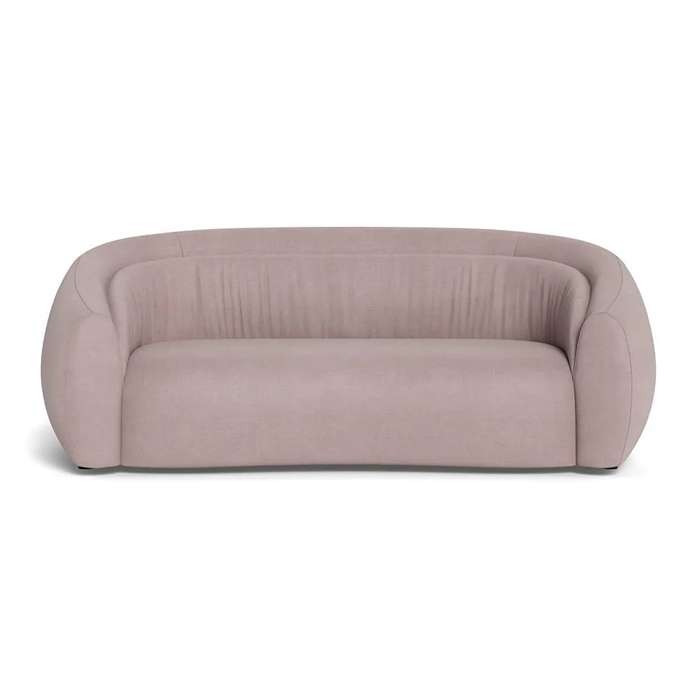 Heal's Flora 3 Seater Sofa Siena Cotton Dusky Pink