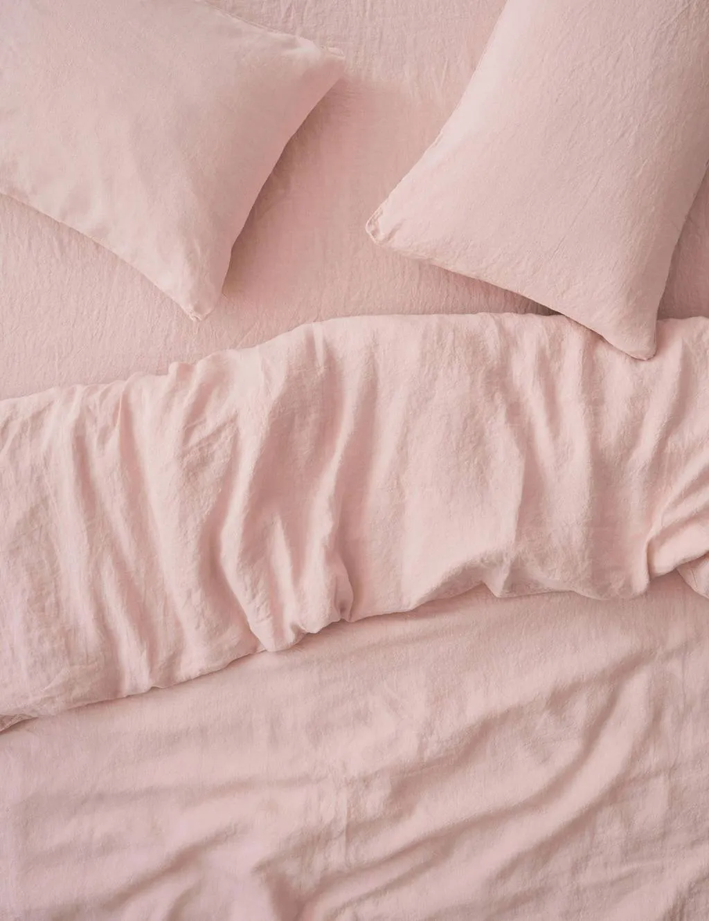 Piglet In Bed Linen Rich Duvet Cover Light Pink
