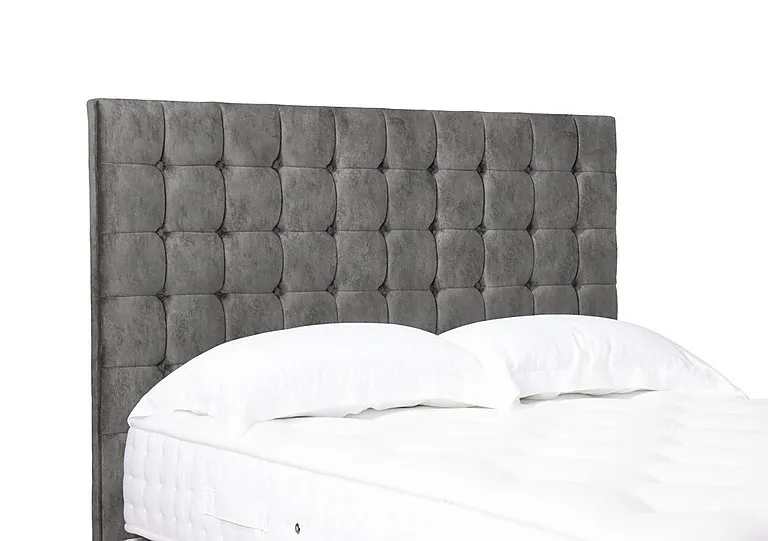 Artisan Collection Dot Medium Floor Standing Headboard - Single - Daytona Pebble