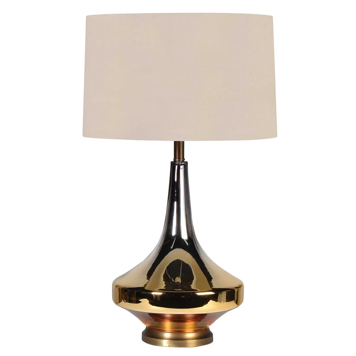 Gold Glass Lamp