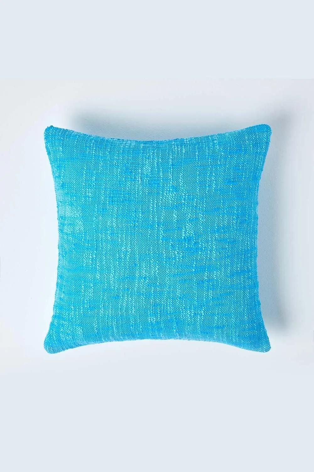 Homescapes Nirvana Cotton Cushion Cover in Teal 1
