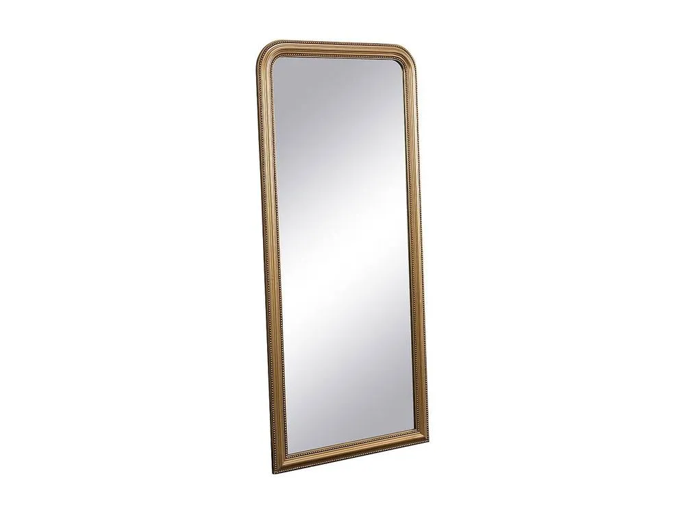 Vente-unique Large Paulownia Wood Mirror With Mouldings - L80 X H180 Cm - Gold 4