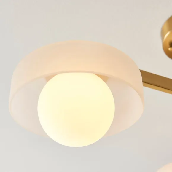Vogue Hallie 3 Light Semi Flush Ceiling Light 3