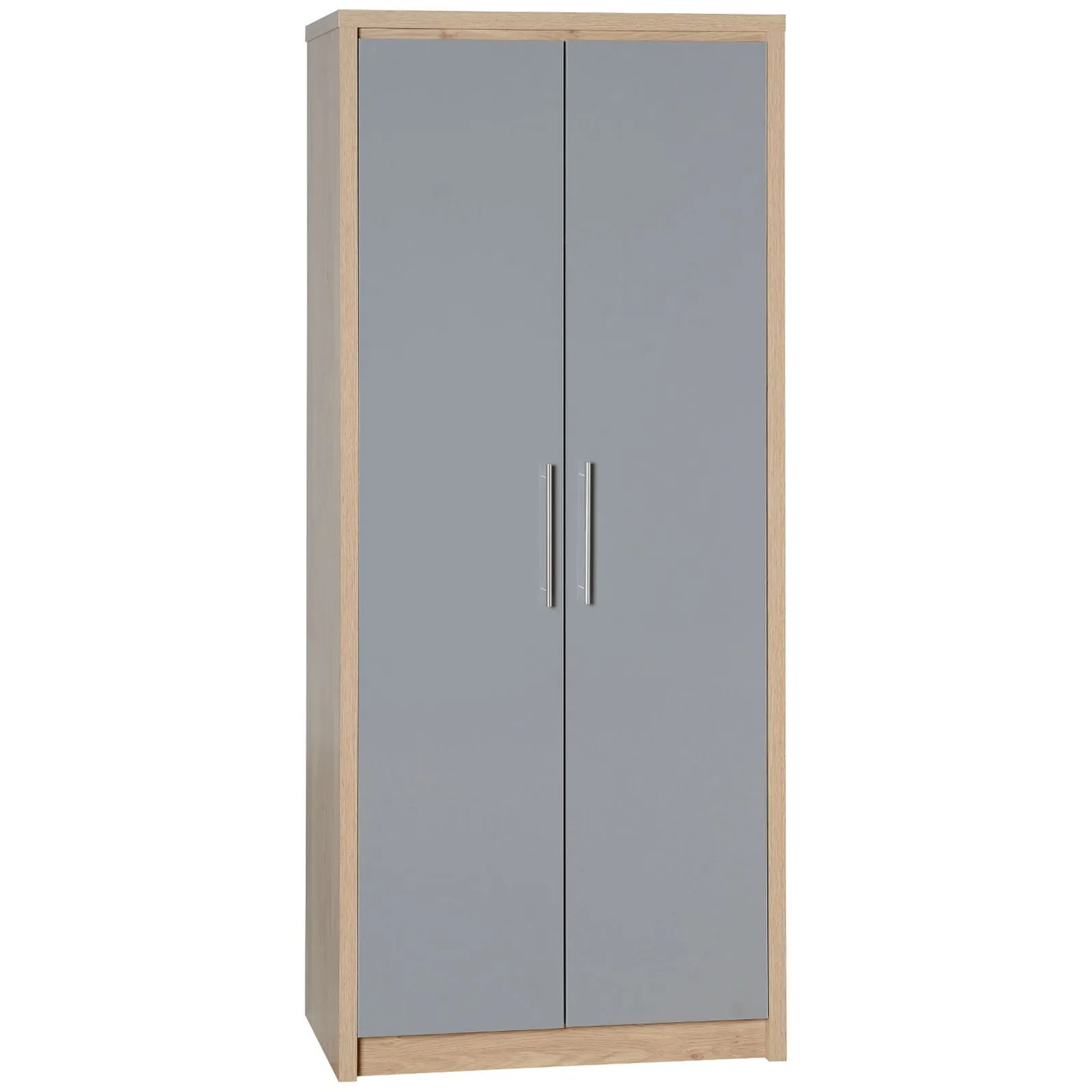 Seville 2 Door Wardrobe Grey
