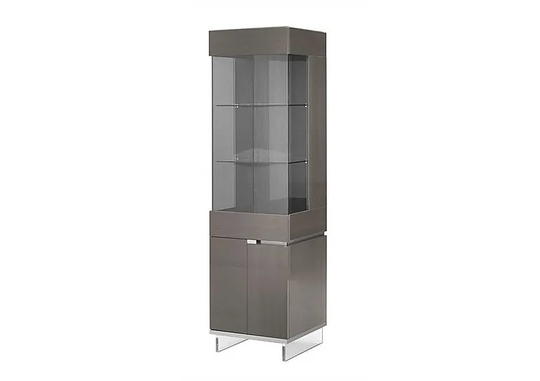 Corrado 1 Door Left-Hand Curio Cabinet