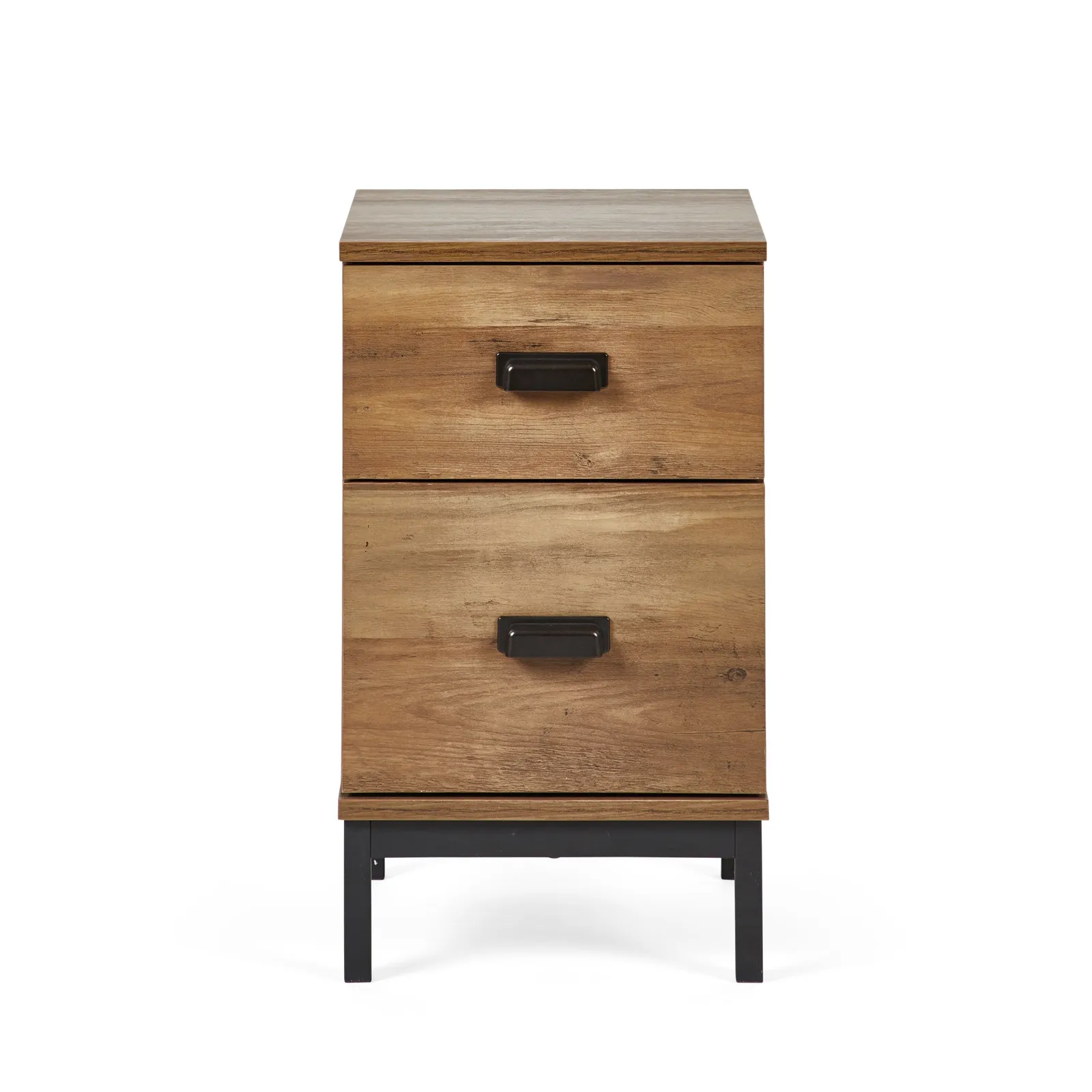 Fulton Slim Bedside Table Brown