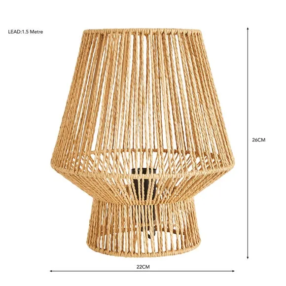 Kabir String Mushroom Table Lamp 5