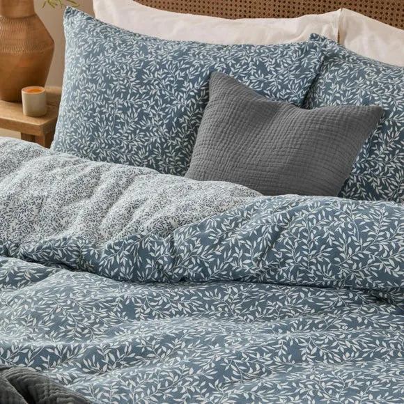 Yard Perrie Leaf 100% Cotton Duvet Cover and Pillowcase Set 4