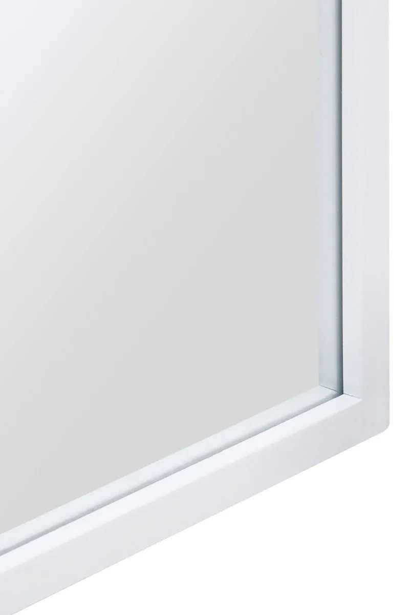 MirrorOutlet White Framed Arched Window Leaner/Wall Mirror 63" X 21" (160x53M) 4