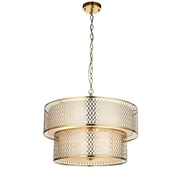 Vogue Tolna 6 Light Adjustable Tiered Pendant Light 5