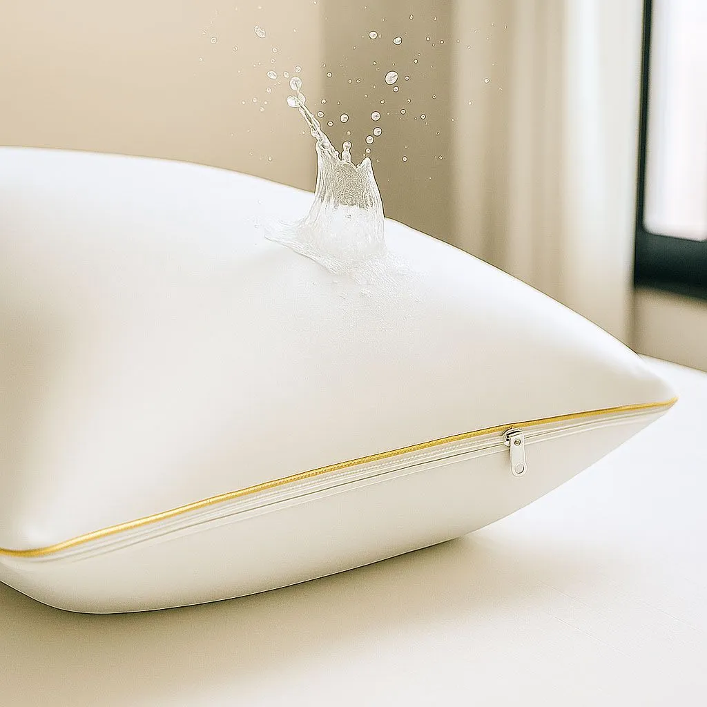 Brightr Sleep Premium Tencel Waterproof Pillow Protector in White