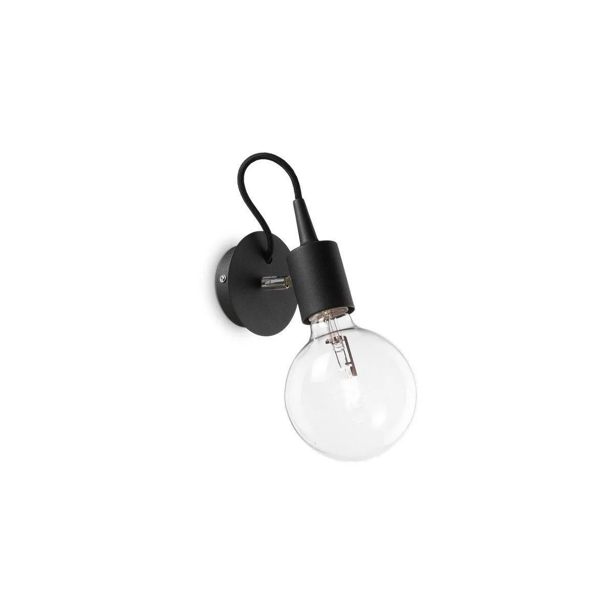 Netlighting Edison 1 Light Wall Light Black E27