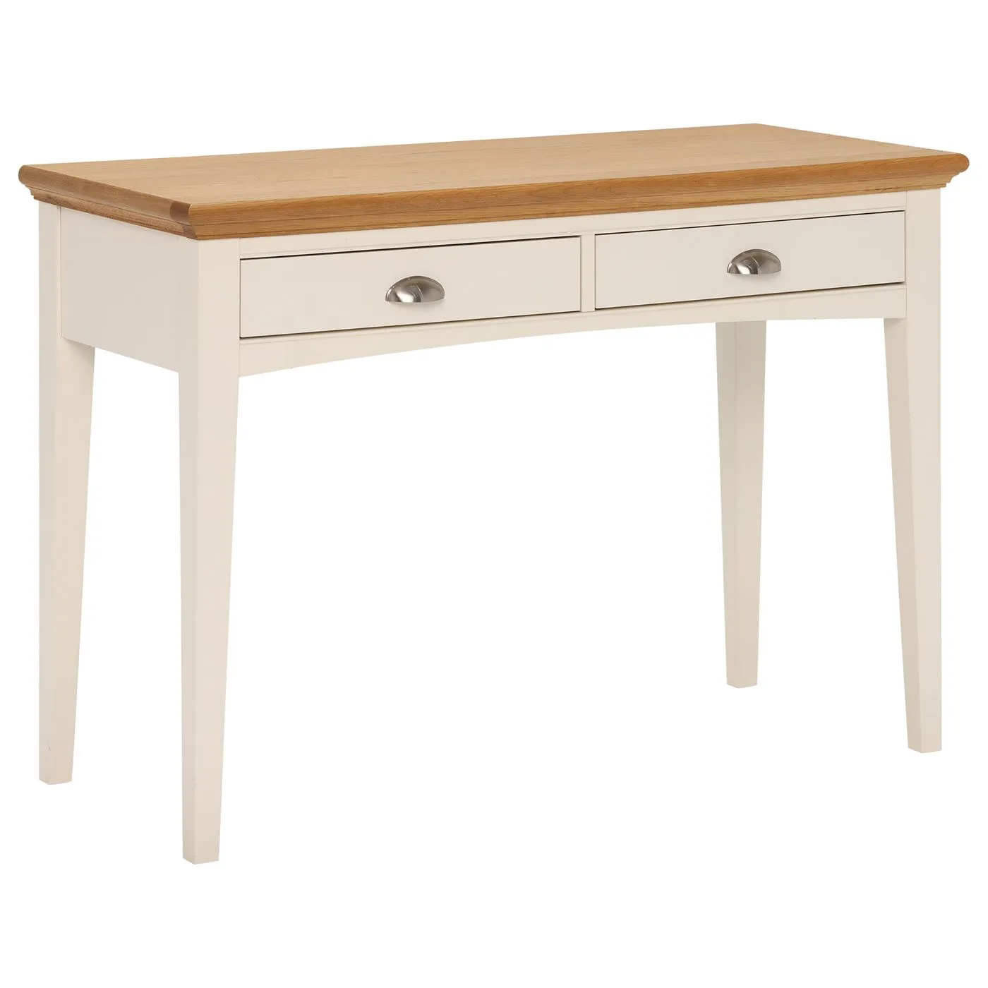 Carrington Dressing Table, Ivory and Oak