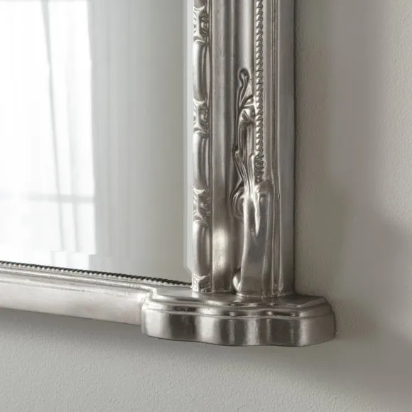 Yearn Victoria Arched Bevelled Overmantel Wall Mirror 4