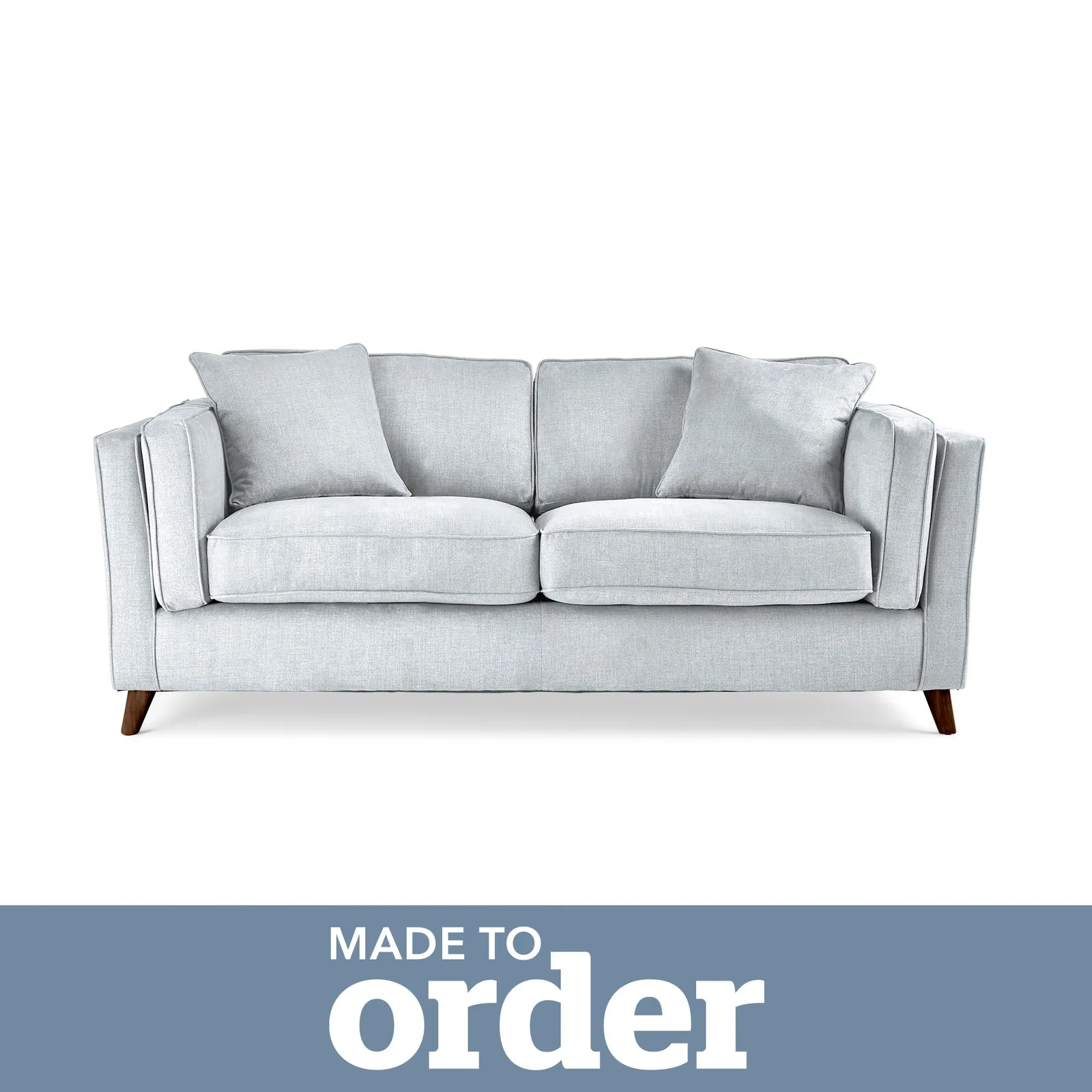 Arabella 2 Seater Sofa Brushed Plain Fabric Brushed Plain Dew