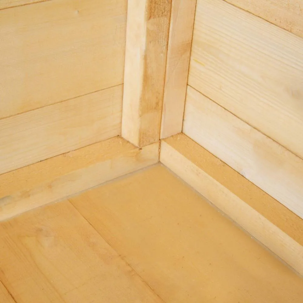 Shires Pressure Treated Corner Shed Shiplap Garden Shed Approx 8 x 8 Feet in Light Tan 2