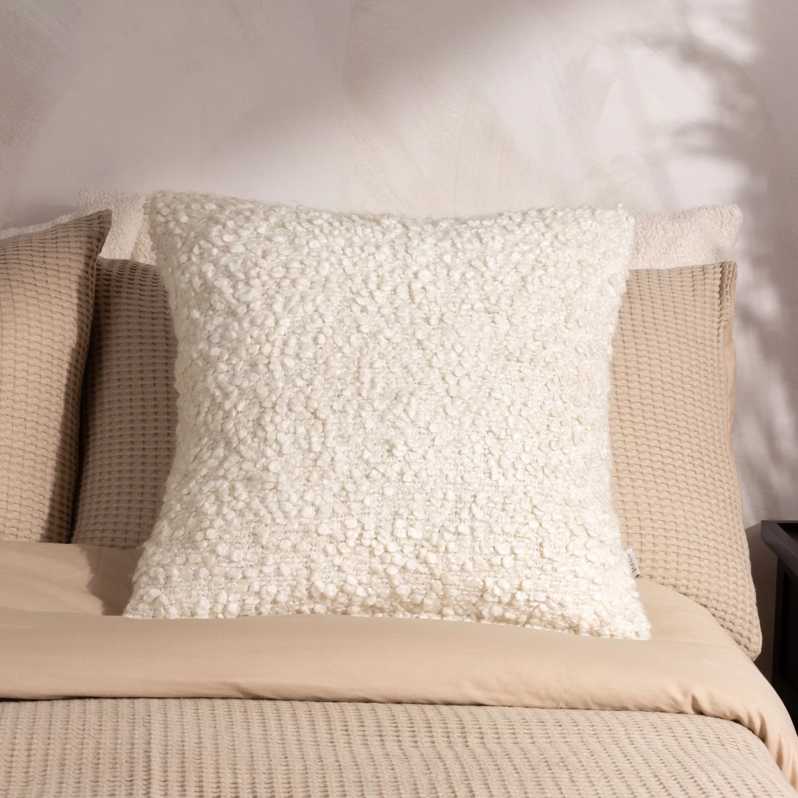 Yard Ulsmere Boucle Cushion in Ecru 1