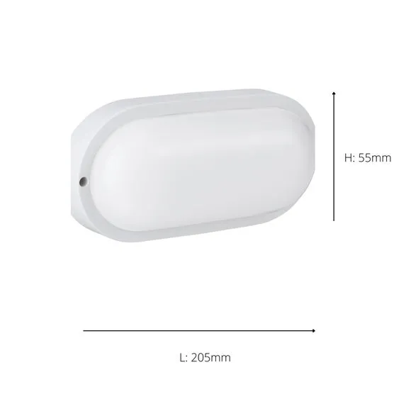 EGLO Essentials Boschetto-E Oval Flush Ceiling Light 3