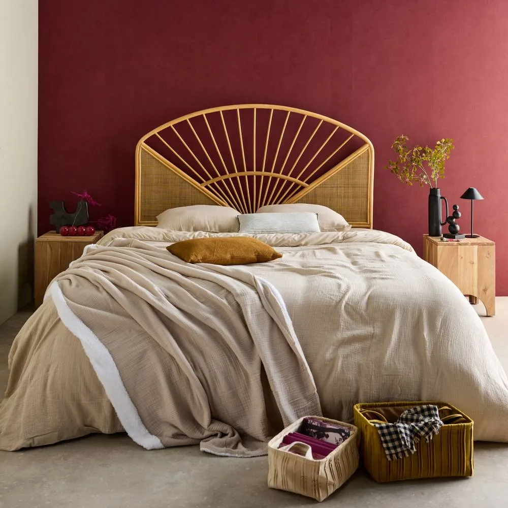 sweeek Natural rattan & cane headboard in Beige 1