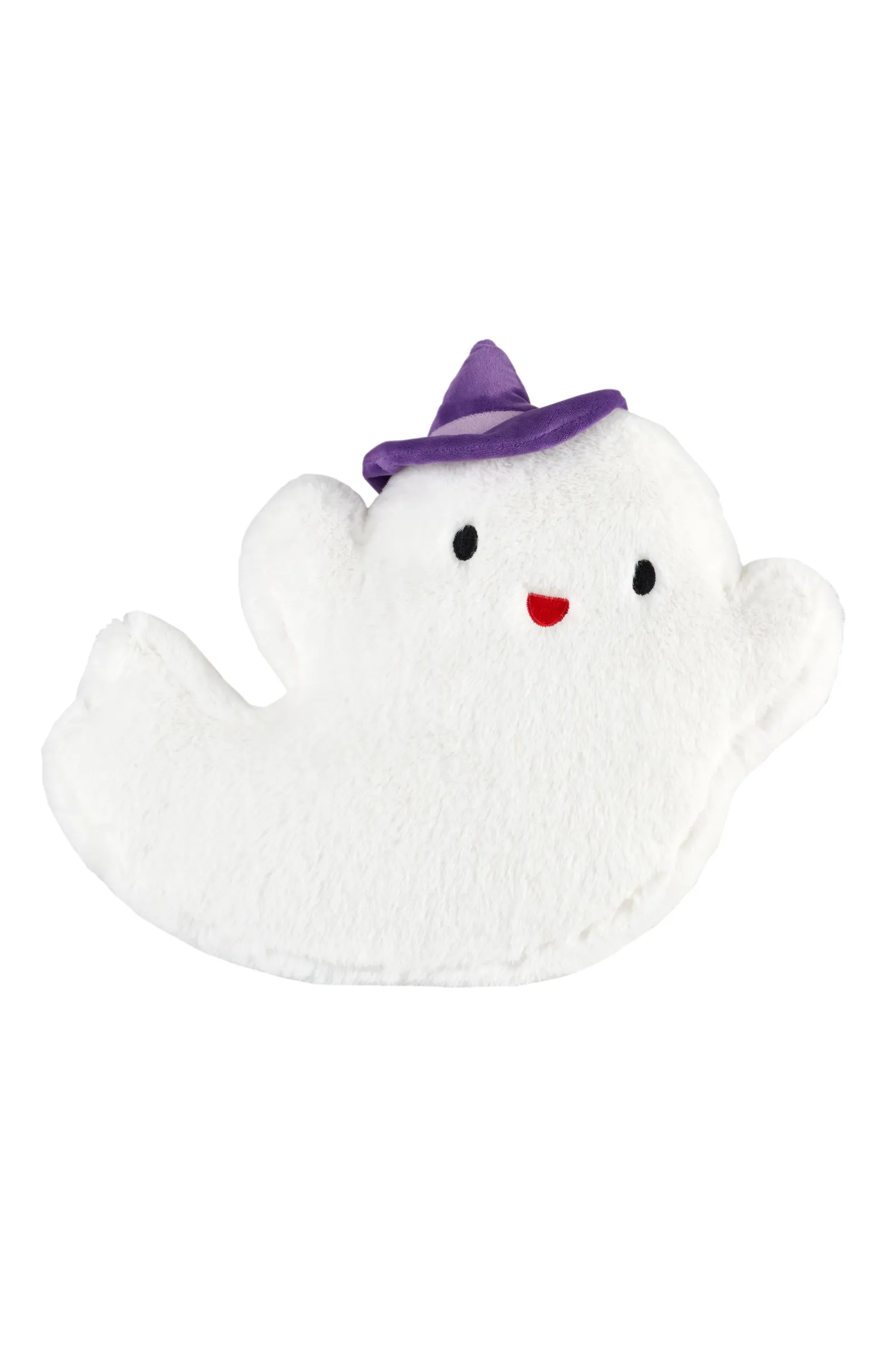 Catherine Lansfield 'Halloween Ghosts' 3D Shaped Cushion in White 3