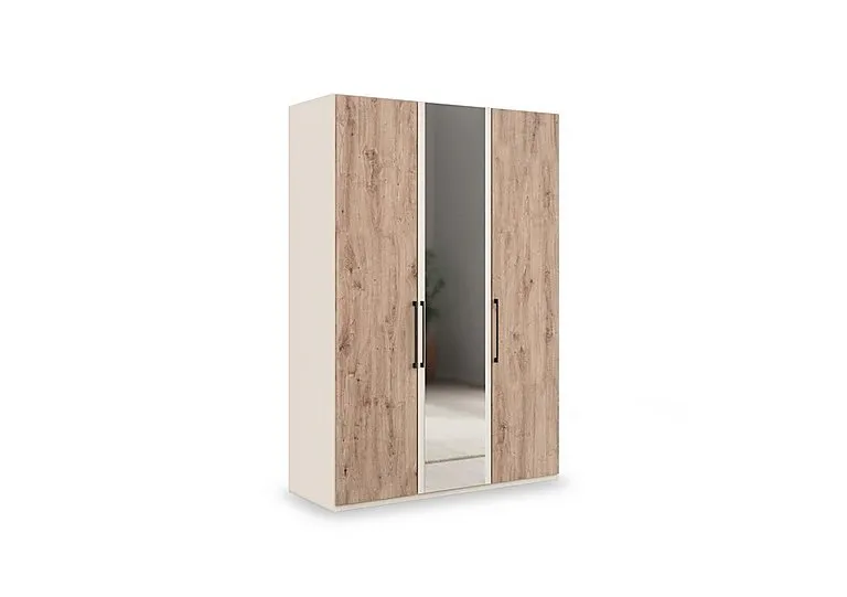 Tullio 150cm 3 Door Hinged Wardrobe with Mirror Door