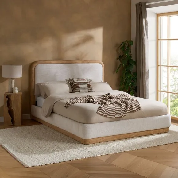 Girona Chenille Bed Frame