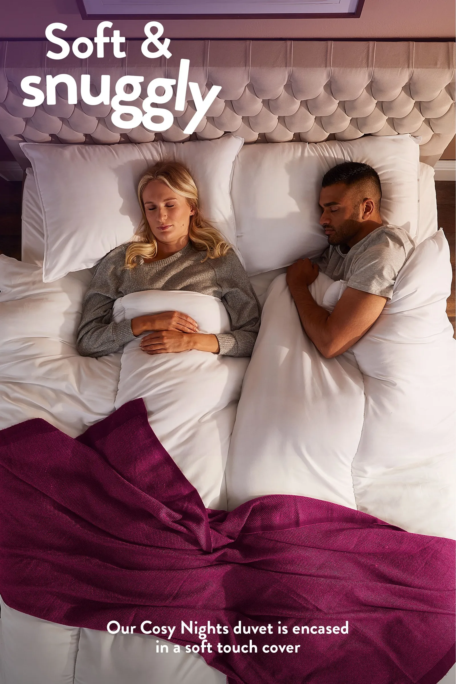 Slumberdown Cosy Nights 15 Tog Winter Duvet in White 4