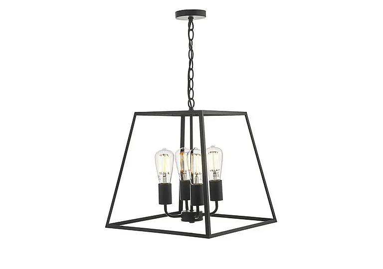 Academy 4 Bulb Lantern Ceiling Light