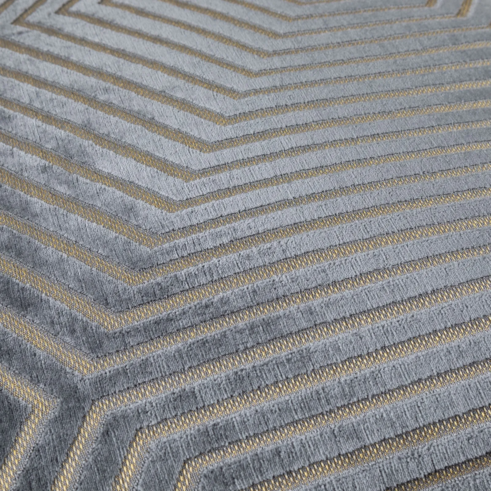 Paoletti Evoke Cut Velvet Cushion in Grey 5