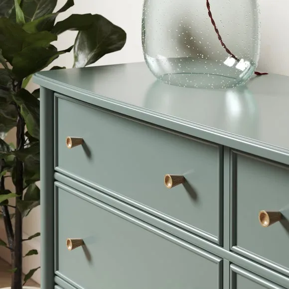 Remi Wide 6 Drawer Chest, Lilypad Green 3