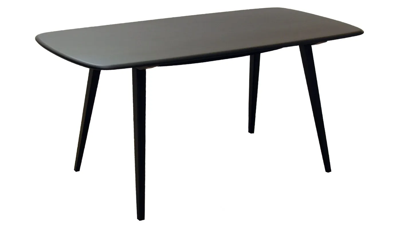 Ercol Originals Plank Dining Table 4-6 Seater Black