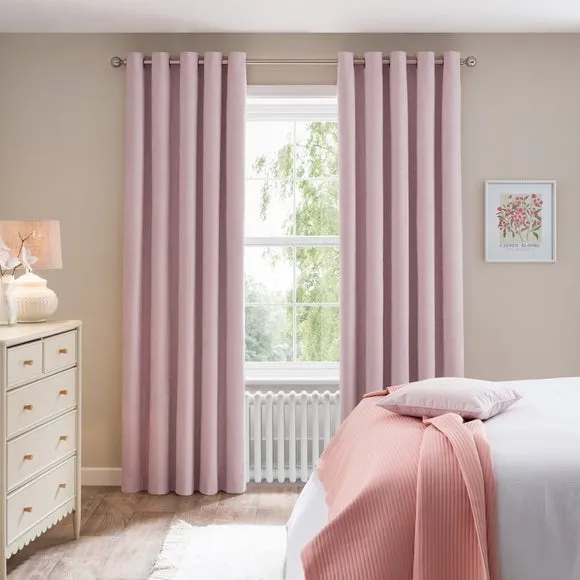 Genoa Chenille Blackout Eyelet Curtains 4