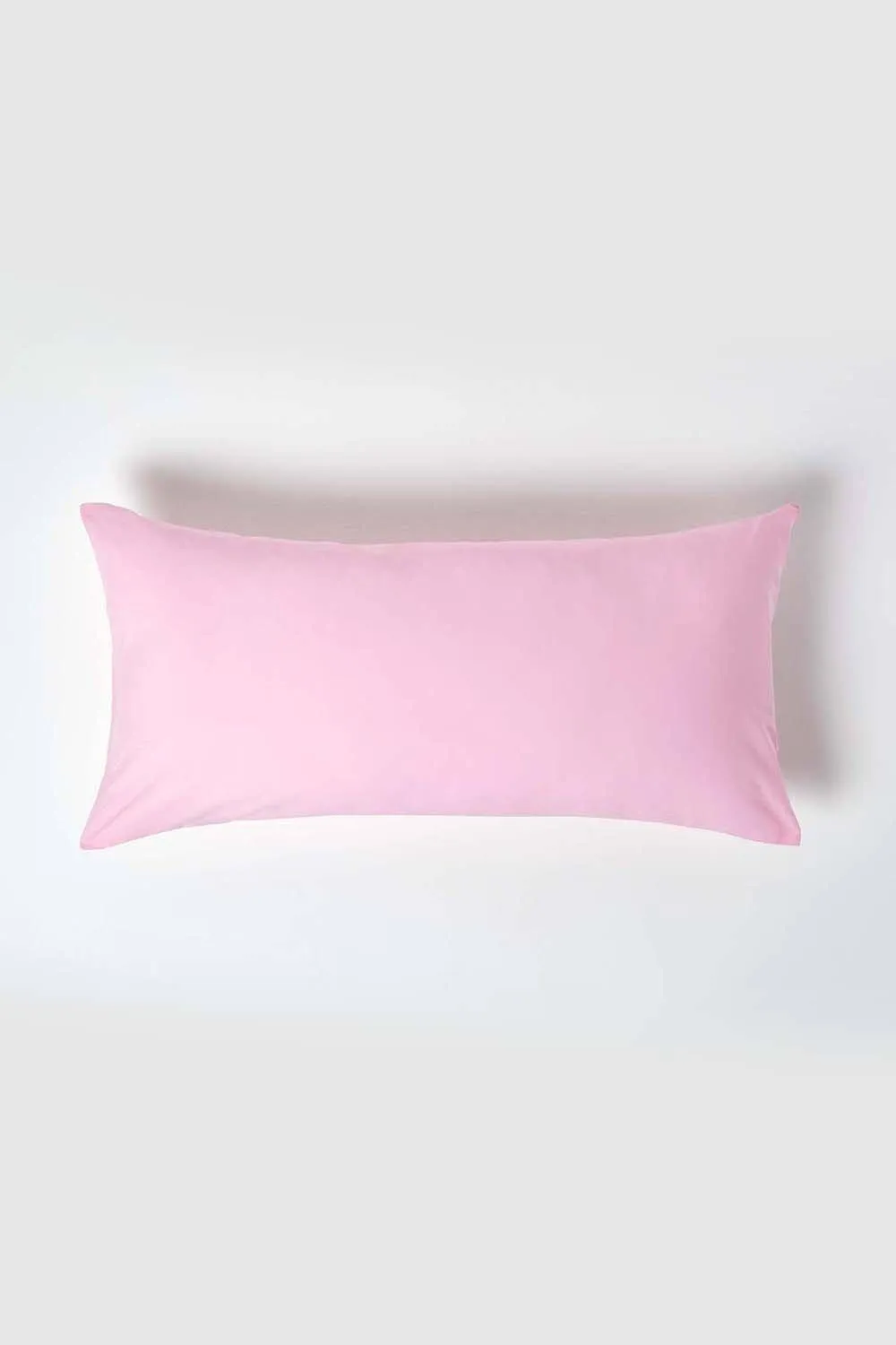 Homescapes Continental Egyptian Cotton Pillowcase 200 TC, 40 x 80 cm in Pink 1