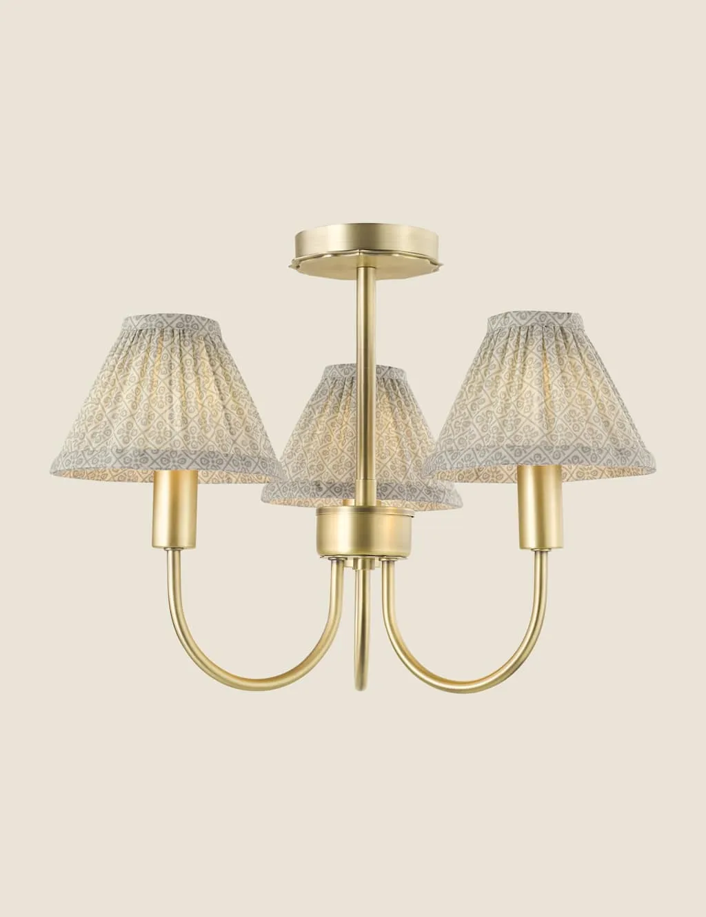 Laura Ashley Willowbrook Multi Ceiling Light Antique Brass