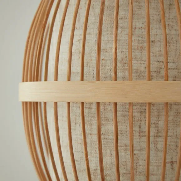 Kiva Boho Bamboo Wall Light 3