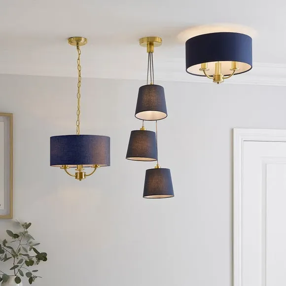 Preston 3 Light Flush Ceiling Light 6