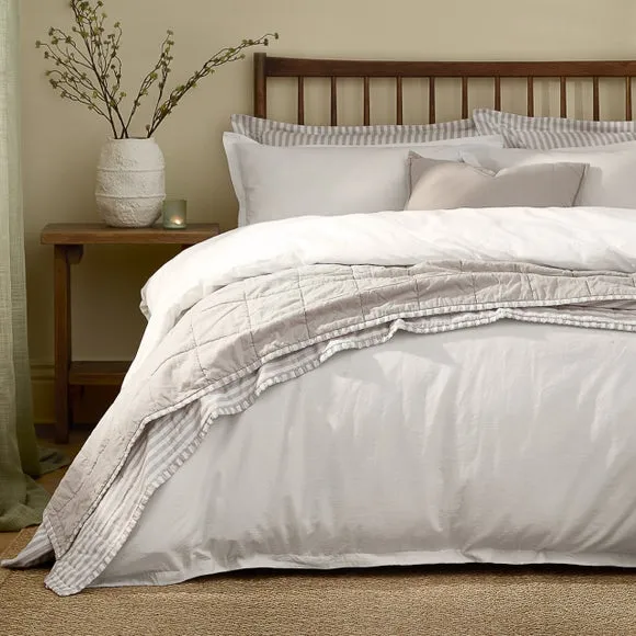 Yard Hebden Washed Cotton Duvet Cover & Pillowcase Set 4