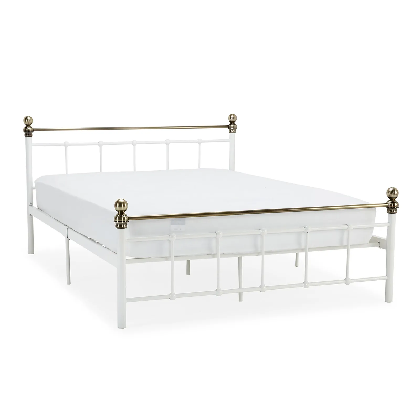 Marlborough Metal White Bed Frame White