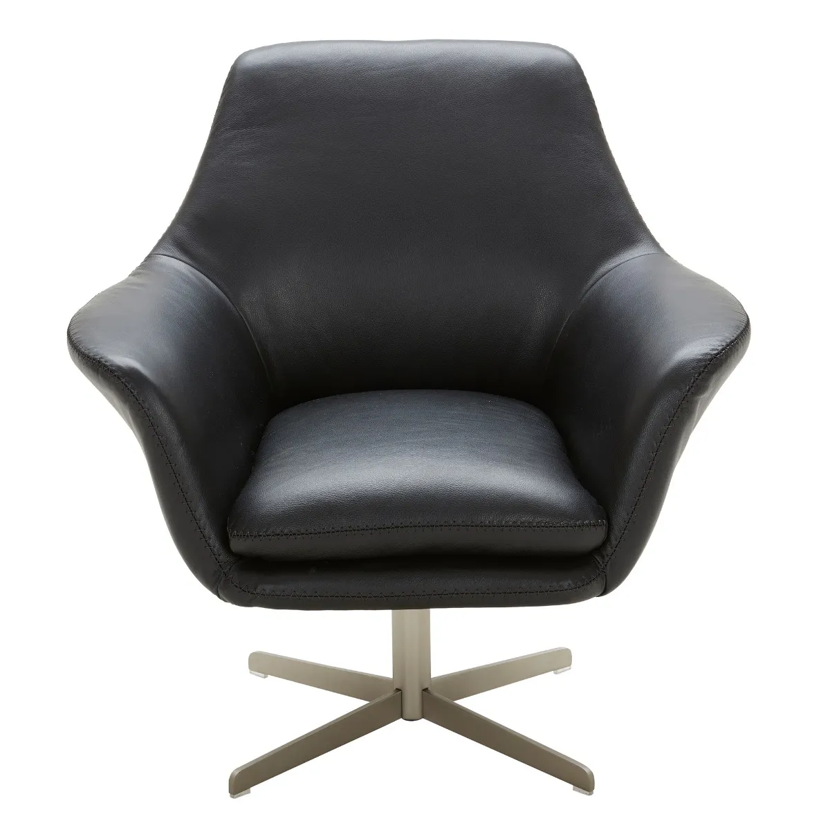 Ucello Leather Swivel Chair