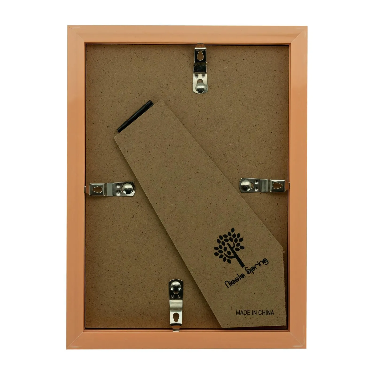 Nicola Spring 3D Box Photo Frames - 5 x 7" with 4 x 6" Mount - Black Mount - Pack of 5 in Light Brown 5
