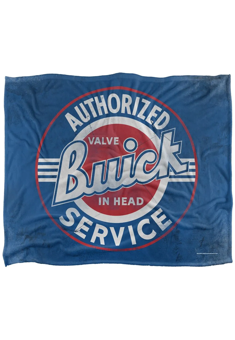 General Motors Buick Authorized Service Logo Silky Touch Super Soft Throw Blanket 152 X 127 cm in White