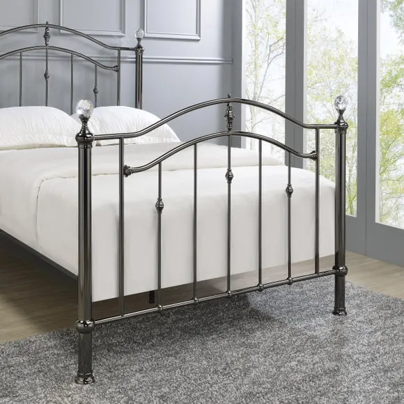 Callisto Chrome and Crystal Bed Frame 4