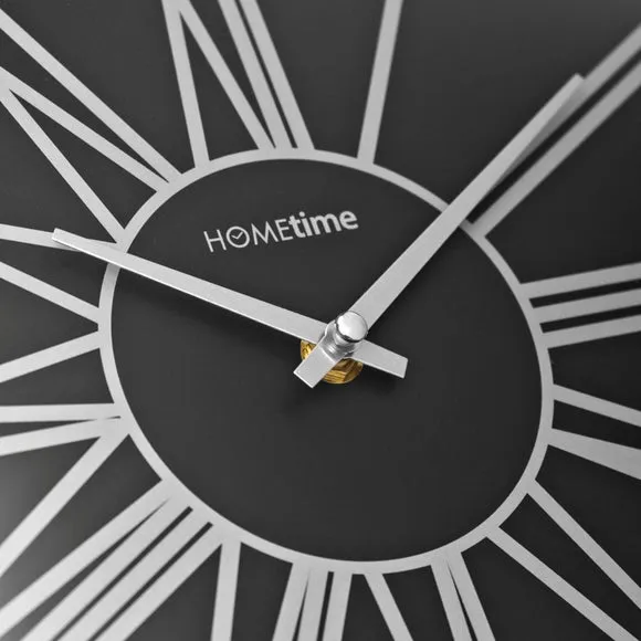 Hometime Pocket Watch Aluminium Round Wall Clock 3