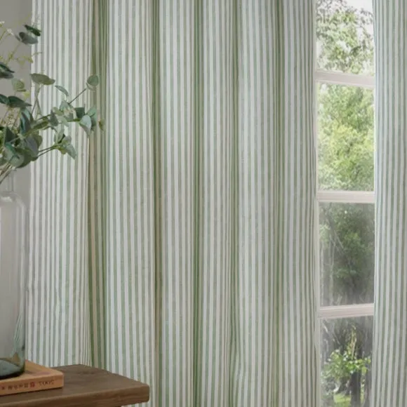 Yard Hebden Striped Pencil Pleat Curtains (Blackout Available) 4
