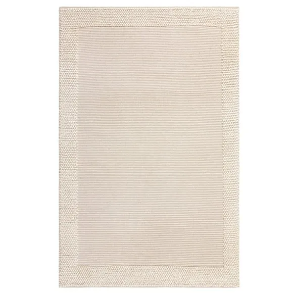 Pebble Wool Border Rug 2
